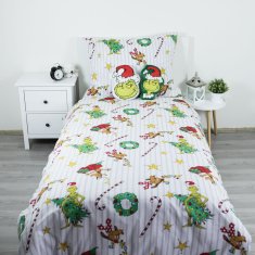 sarcia.eu Grinch Božična, MEHKA okrasna blazina, dekorativna za sobo, VELUR oblika 36x29cm OEKO-TEX