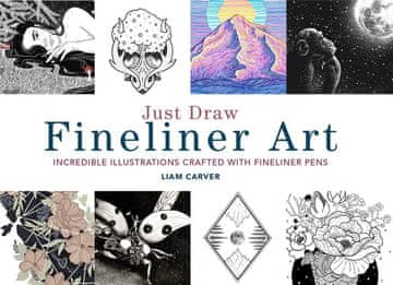 Rayher.	 Knjiga Just Draw Fineliner Art