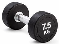 Kubisport Enoročna utež 7,5 kg, ovalna, črna