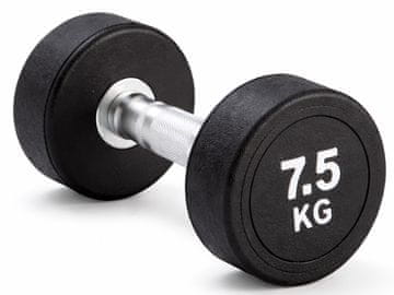 Kubisport Enoročna utež 7,5 kg, ovalna, črna