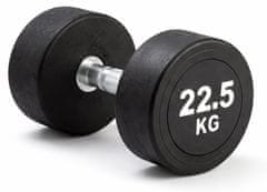 Kubisport Enoročna utež 22,5 kg, ovalna, črna