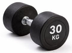Kubisport Enoročna utež 30 kg, ovalna, črna