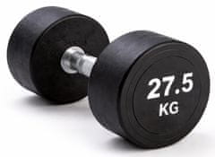 Kubisport Enoročna utež 27,5 kg, ovalna, črna