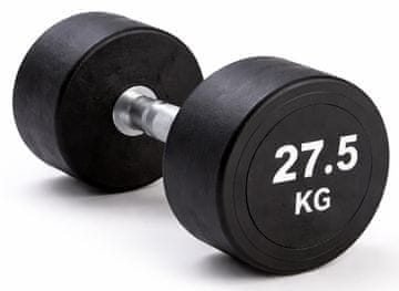 Kubisport Enoročna utež 27,5 kg, ovalna, črna