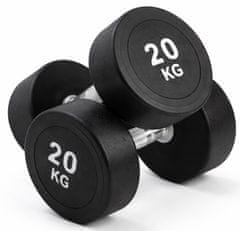 Kubisport 20 kg enoročna ovalna črna utež