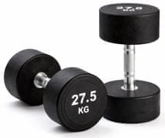 Kubisport Enoročna utež 27,5 kg, ovalna, črna