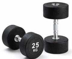 Kubisport Enoročna utež 25 kg, ovalna, črna