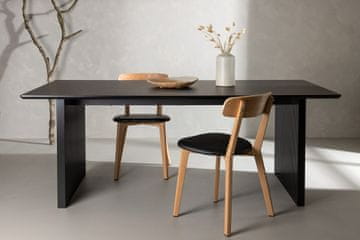 Venture Design Jedilna miza 200x100x75 cm črna