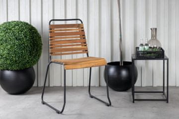 Venture Design Jedilni stol 2 kosa 59x57x86 cm črne barve