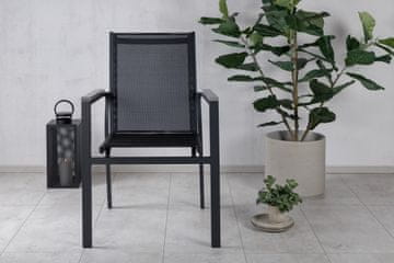 Venture Design Fotelj Parma 59x57x90 cm Črna