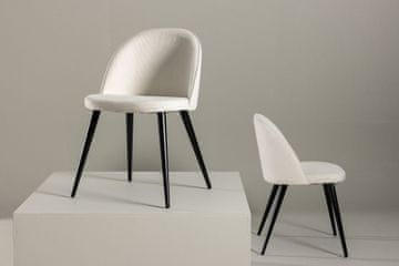 Venture Design Set jedilnih stolov 48x50x77 cm krem