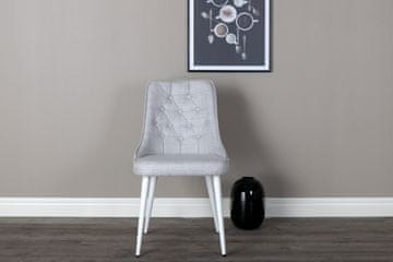 Venture Design Jedilni stol 2 kosa 66x50x88,5 cm svetlo siv