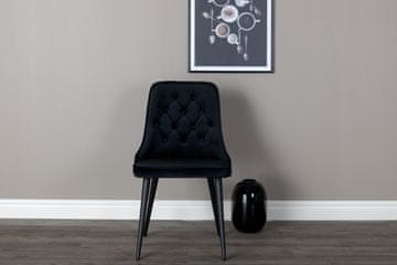 Venture Design Jedilni stol 2 kosa 66x50x88,5 cm črne barve