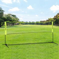 Homestar Komplet za badminton mrežo nastavljiv 420x103x107-155 cm modra