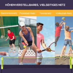 Homestar Komplet za badminton mrežo nastavljiv 420x103x107-155 cm modra
