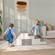 Homestar Komplet mehkih igralnih kock 2 kosa 86x49x47 cm siva