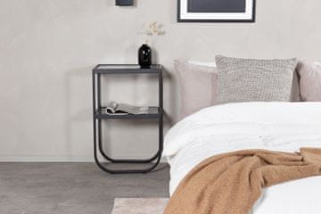 Venture Design Nočna omarica Rocker 70x45x30 cm črna