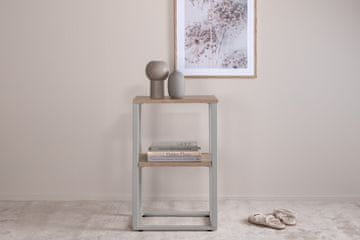 Venture Design Nočna omarica 45x30x70 cm siva