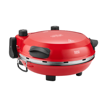 slomart Teesa SUPREME FUN pečica za pico 1200W, 400°C, rdeča