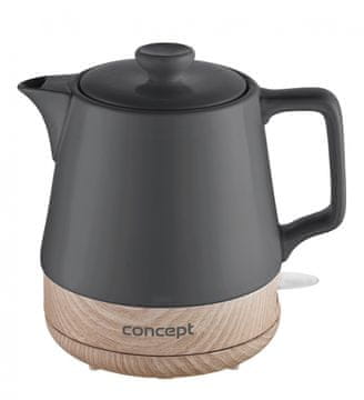 slomart Concept RK0062 keramični kuhalnik vode 1.0L, siv