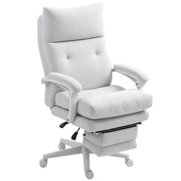 Homestar Pisarniški stol ergonomski pisalni stol 68x70x114 cm krem