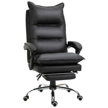 Homestar Pisarna stol 66x72x122-130 cm Črna