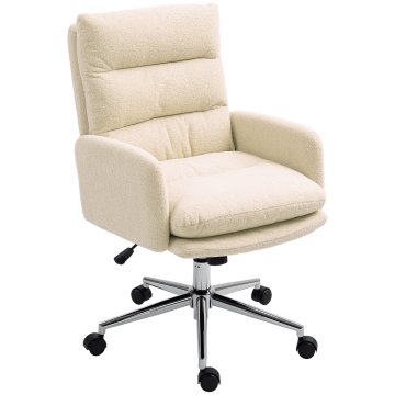 Homestar Pisarna stol Višina nastavljiva 58x67x91-99 cm Krem