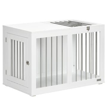 Homestar Pasja kletka 80x50x56,5 cm bela