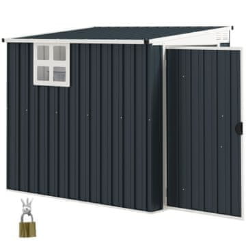 Homestar Vrtna uta 128x193x181 cm temno siva