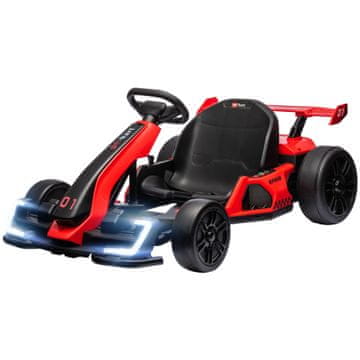 Homestar Električni gokart za otroke 120x76x53,5 cm rdeč
