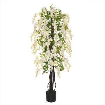 Homestar Umetna rastlina glicinija 24x165 cm bela plastika
