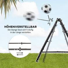Homestar Nogometna mreža za odbijanje 100x95x90 cm črna
