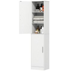 Homestar Kopalniška omarica 40x35x180 cm Bela