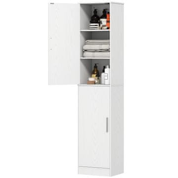Homestar Kopalniška omarica 40x35x180 cm Bela