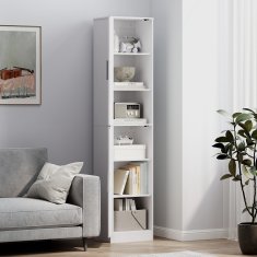 Homestar Kopalniška omarica 40x35x180 cm Bela