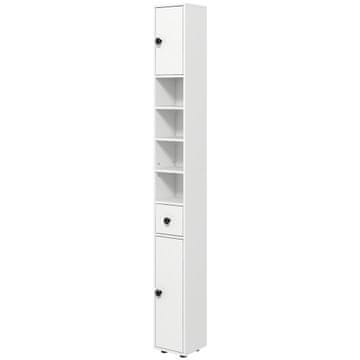 Homestar Kopalniška omarica 20x20x180 cm Bela