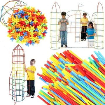 Kruzzel Bloki - slamice - set 408 kos. 22408