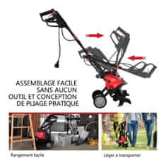 Costway Električni kultivator 1200W