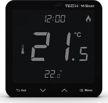 slomart Tech Controllers R-S3 žični sobni termostat, črn