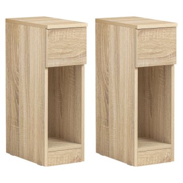 SoBuy Stranska mizica, 20x33x60 cm, s shrambo