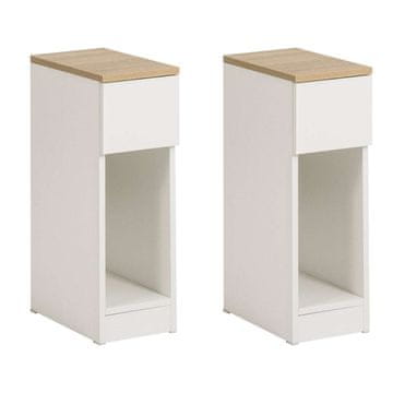 SoBuy Stranska mizica, 20x35x60 cm, s shrambo