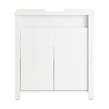 SoBuy Kopalniška omarica, 60x34x65,5 cm, bela