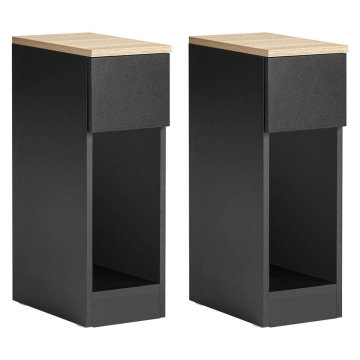 SoBuy Stranska mizica, 20x33x60 cm, s shrambo