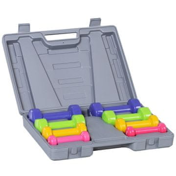 Homestar Set uteži 4 para 0,5 1 1,5 2 kg Prenosna shranjevalna torba
