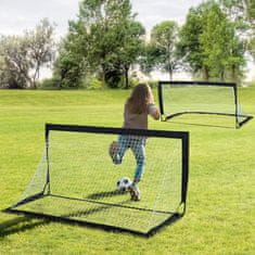 Homestar Nogometni gol komplet 2 kosa 183x90x90 cm črna