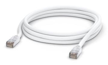 Ubiquiti UniFi zunanji STP patch kabel, Cat5e, bel, dolžina 3m
