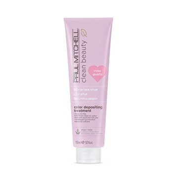 Paul Mitchell Obarvana maska za lase Clean Beauty Rose Quartz (barvni nanos) 150 ml