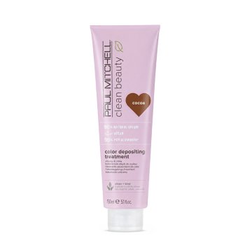 Paul Mitchell Obarvana maska za lase Clean Beauty Cocoa (za nanos barve) 150 ml