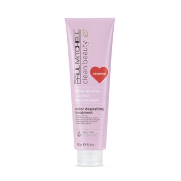 Paul Mitchell Obarvana maska za lase Clean Beauty Cayenne (Color Depositing Treatment) 150 ml