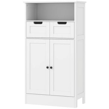 Homestar Kopalniška omarica 60x30x108,8 cm Bela